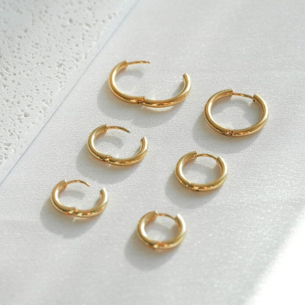 Brinco Trio de Argolas Banhado em Ouro 18K Brinco Trio de Argolas Banhado em Ouro 18K Minha loja