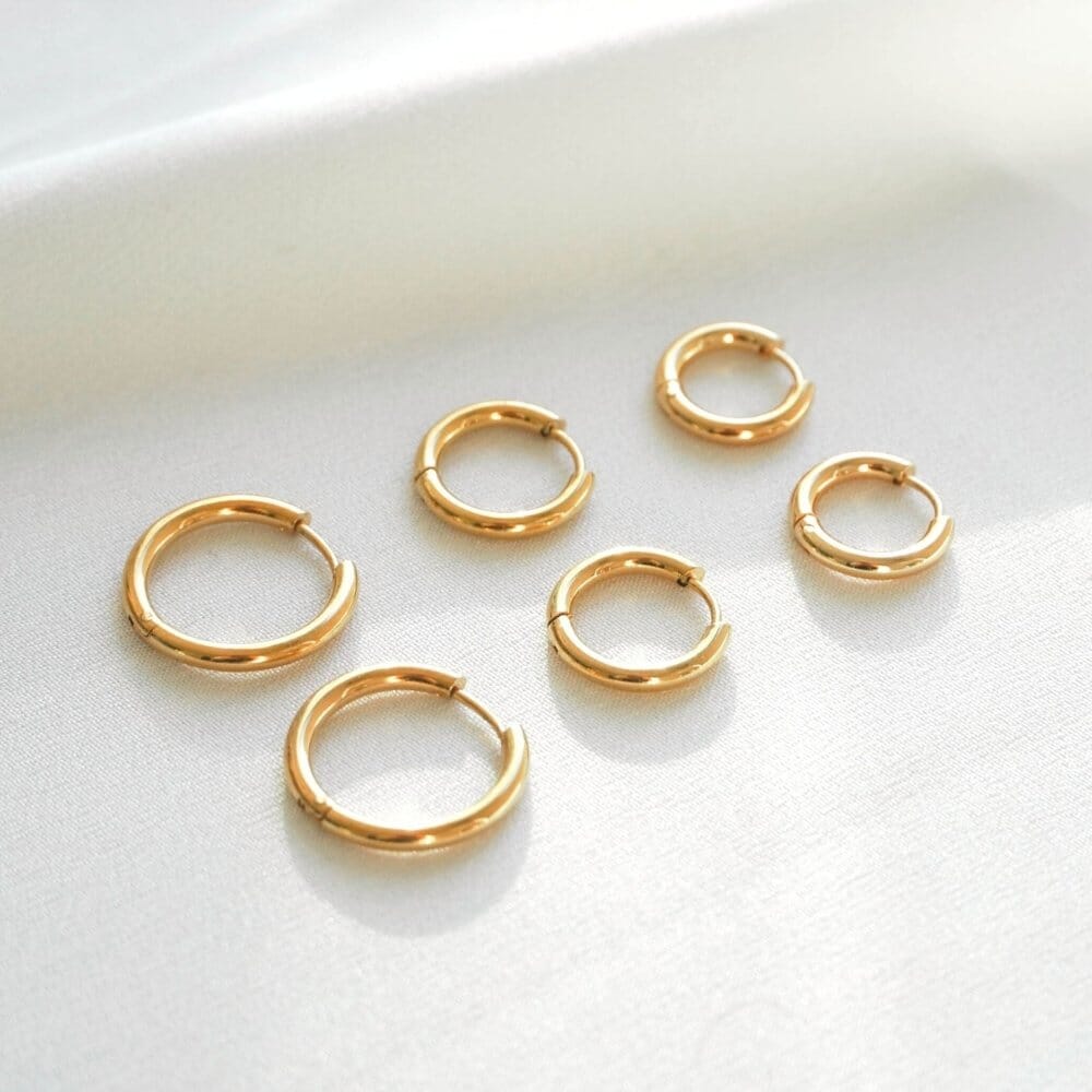 Brinco Trio de Argolas Banhado em Ouro 18K Brinco Trio de Argolas Banhado em Ouro 18K Minha loja