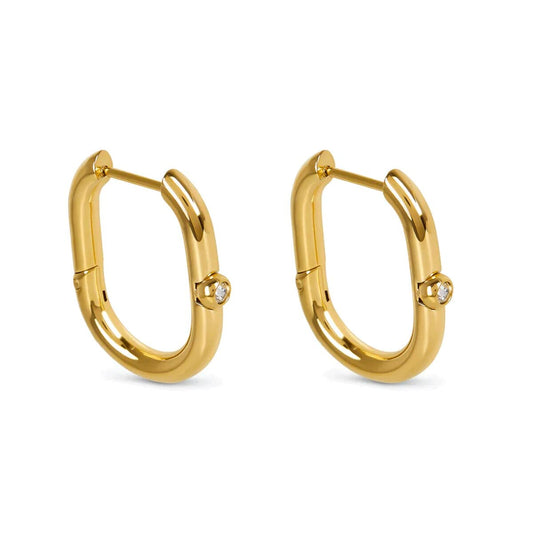 Brincos de Argola Shine Banhado em Ouro 18k Brincos de Argola Shine Banhado em Ouro 18k Minha loja Ouro