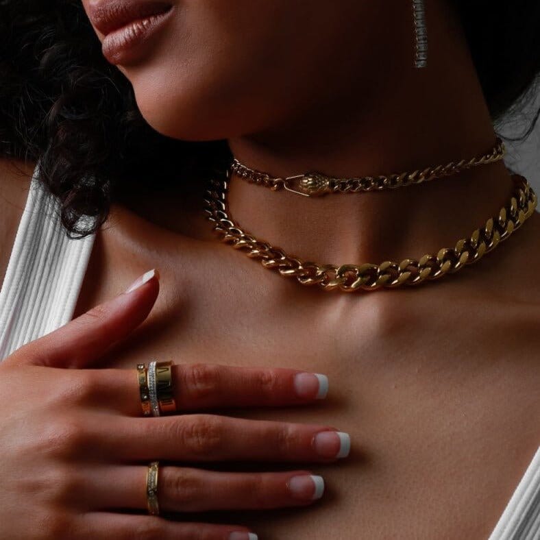 Colar Choker Serpente Banhado em Ouro 18K Colar Choker Serpente Banhado em Ouro 18K Minha loja