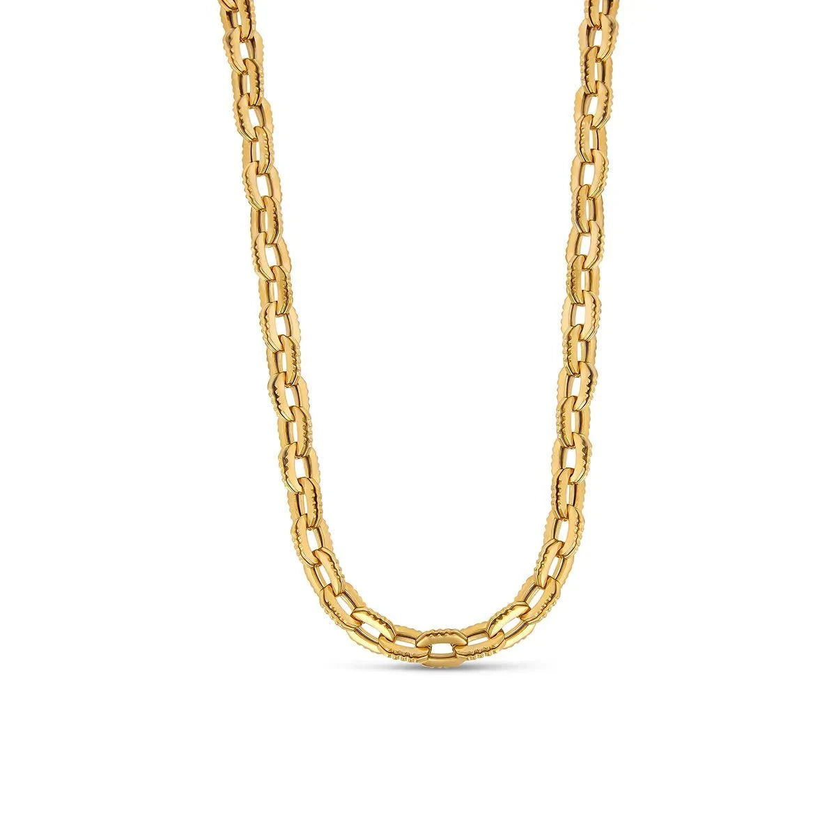 Colar Elos Chunky Banhado em Ouro 18k Colar Elos Chunky Banhado em Ouro 18k Minha loja Ouro