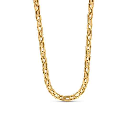 Colar Elos Chunky Banhado em Ouro 18k Colar Elos Chunky Banhado em Ouro 18k Minha loja Ouro