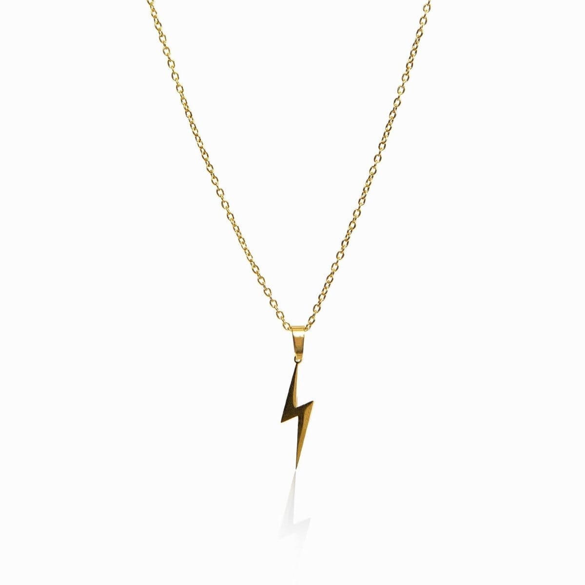 Colar Energia Pingente Raio Banhado em Ouro 18K Colar Energia Pingente Raio Banhado em Ouro 18K Minha loja 45cm