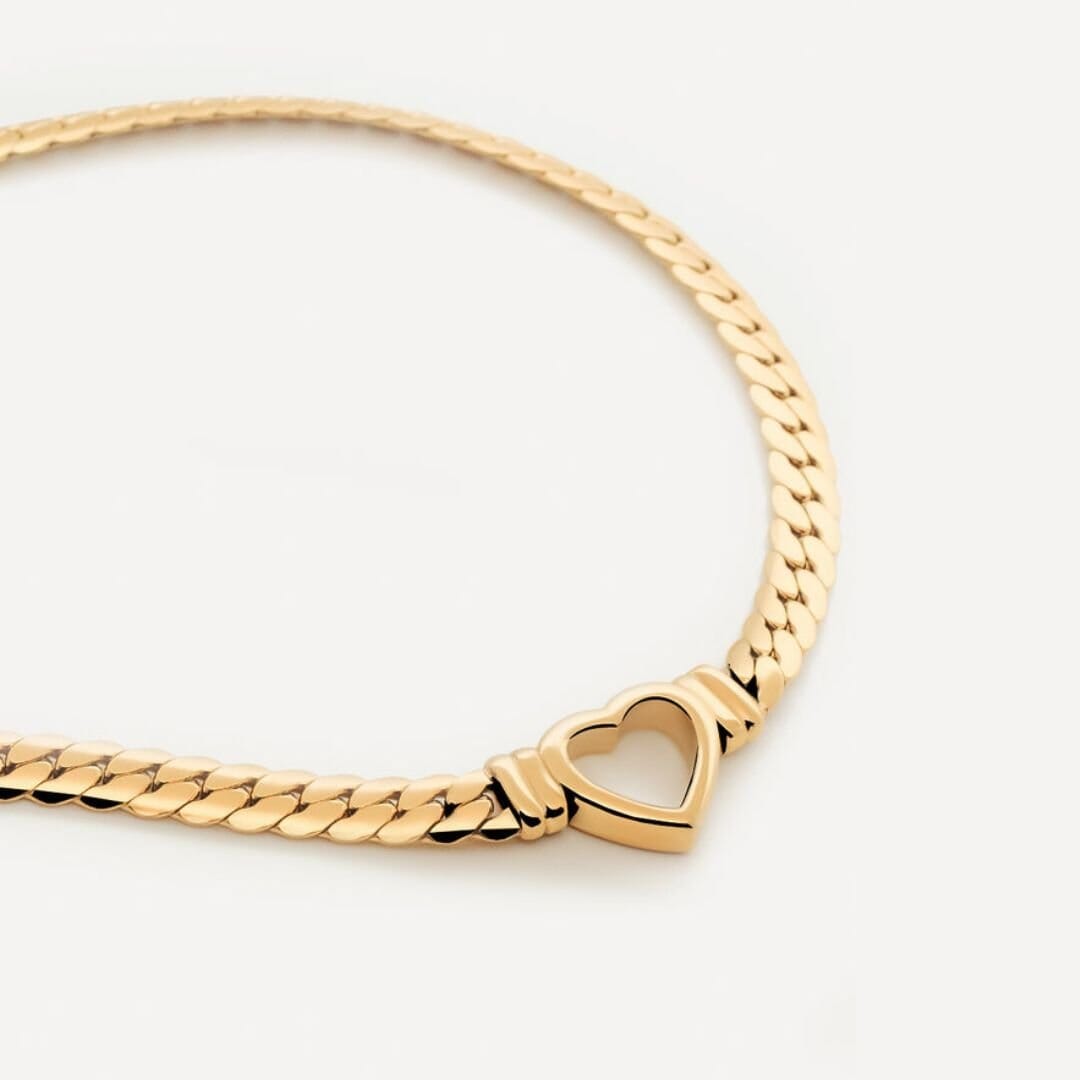 Colar Gargantilha Coração Minimalista Banhado em Ouro 18K Colar Gargantilha Coração Minimalista Banhado em Ouro 18K Minha loja