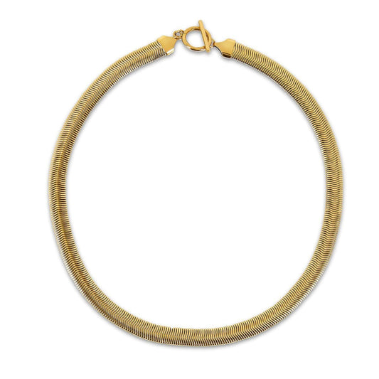 Colar Gargantilha Gaia Malha Banhado em Ouro 18k Colar Gaia Gargantilha Malha Banhado em Ouro 18k Minha loja Ouro
