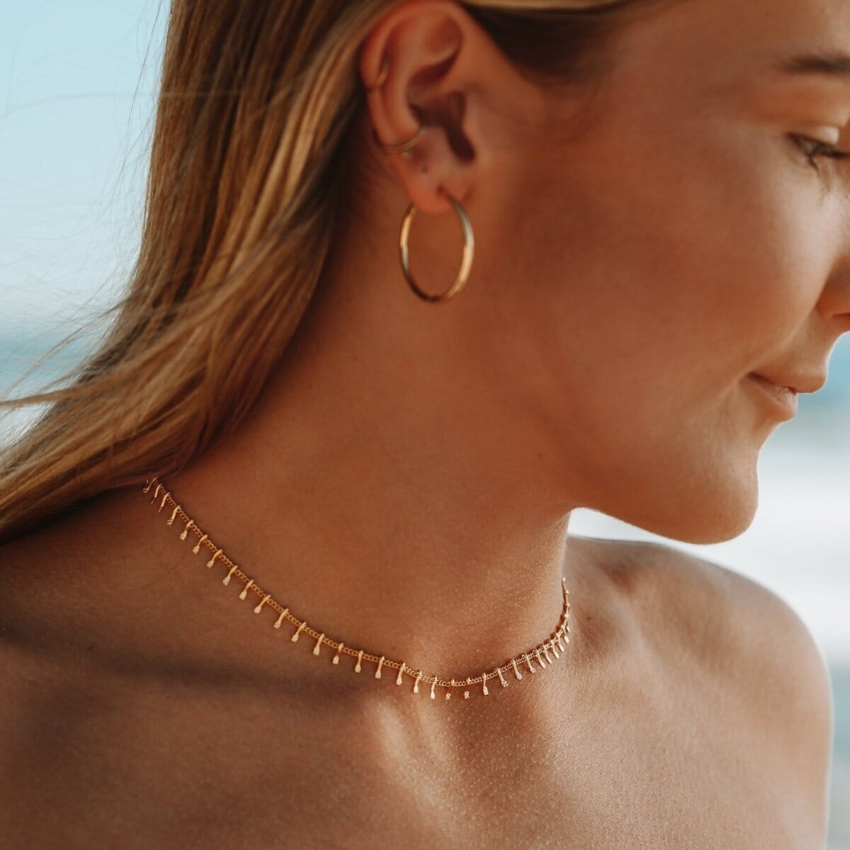 Colar Gargantilha Jurerê Banhado em Ouro 18K Colar Gargantilha Jurerê Banhado em Ouro 18K Minha loja