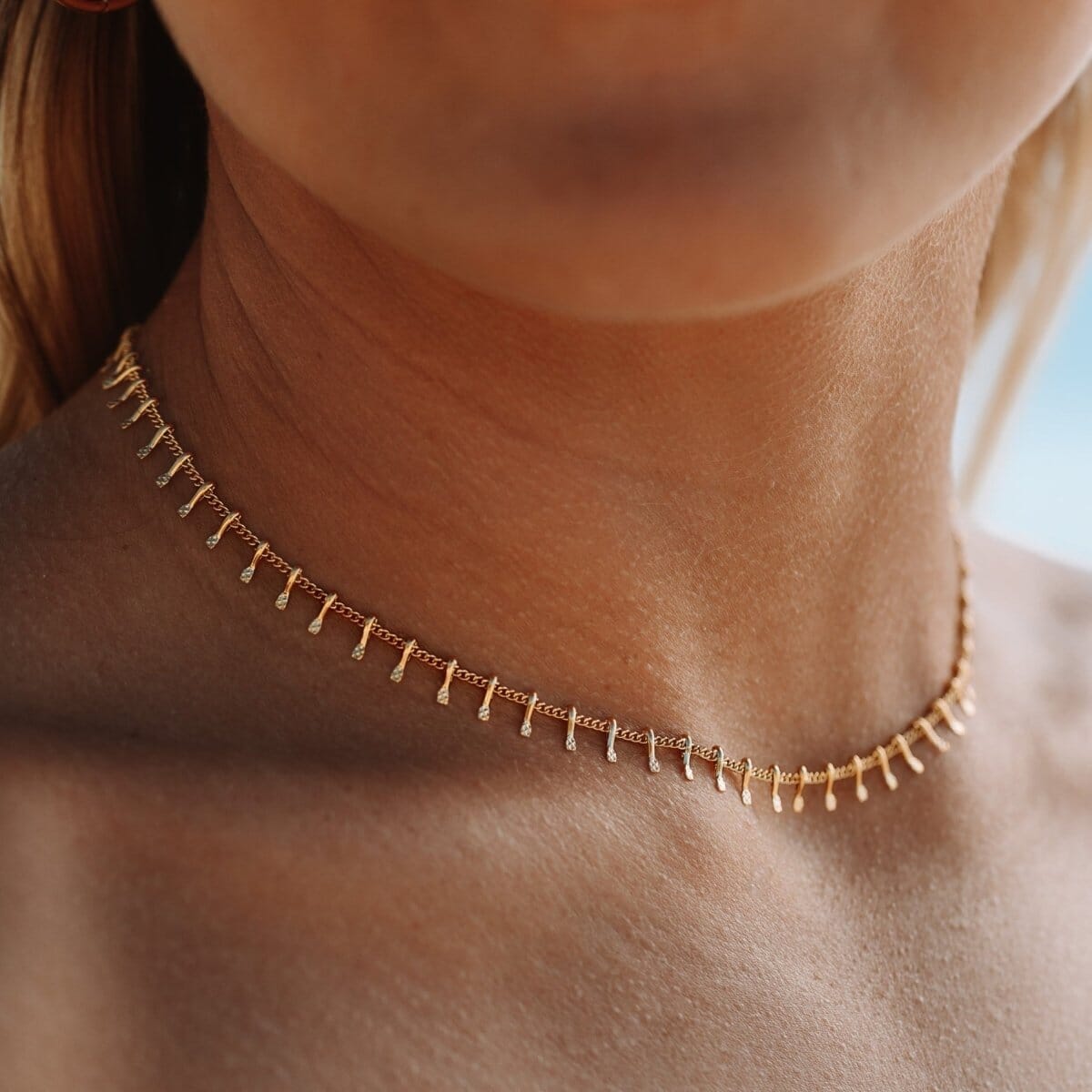 Colar Gargantilha Jurerê Banhado em Ouro 18K Colar Gargantilha Jurerê Banhado em Ouro 18K Minha loja