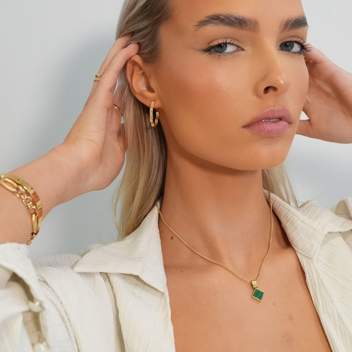 Colar Geometric Minimal Banhado em Ouro 18k Colar Geometric Minimal Banhado em Ouro 18k Minha loja