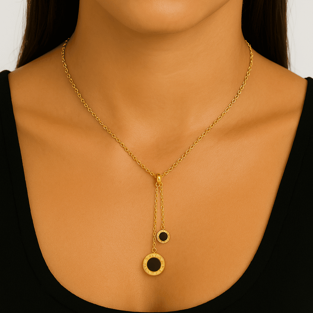 Colar Gravatinha Athenas Banhado em Ouro 18k Colar Gravatinha Athenas - Ouro Minha loja