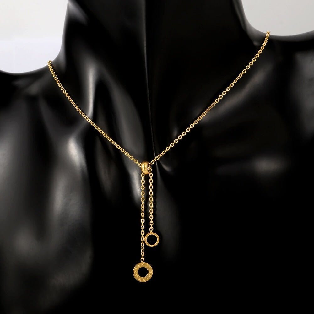 Colar Gravatinha Athenas Banhado em Ouro 18k Colar Gravatinha Athenas - Ouro Minha loja