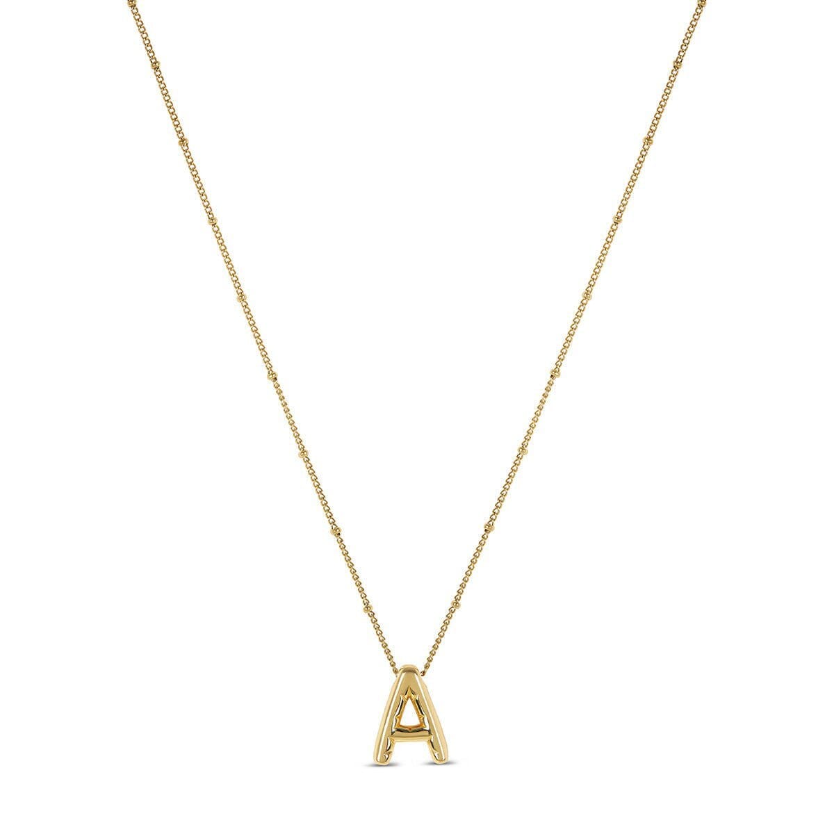 Colar Letra Inicial Bold Banhado em Ouro 18K Colar Letra Inicial Bold Banhado em Ouro 18K Minha loja Ouro A