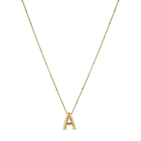 Colar Letra Inicial Bold Banhado em Ouro 18K Colar Letra Inicial Bold Banhado em Ouro 18K Minha loja Ouro A