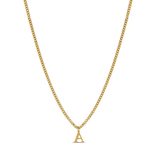 Colar Letra Inicial Chain Banhado em Ouro 18K Colar Letra Inicial Chain Banhado em Ouro 18K Minha loja Ouro A