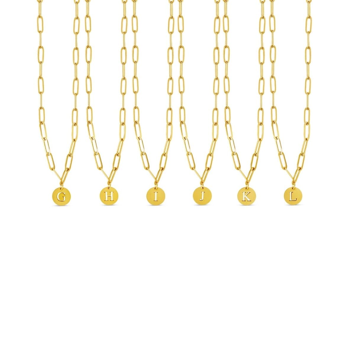 Colar Letra Inicial Clip Chain Banhado em Ouro 18K Colar Letra Inicial Clip Chain Banhado em Ouro 18K Minha loja