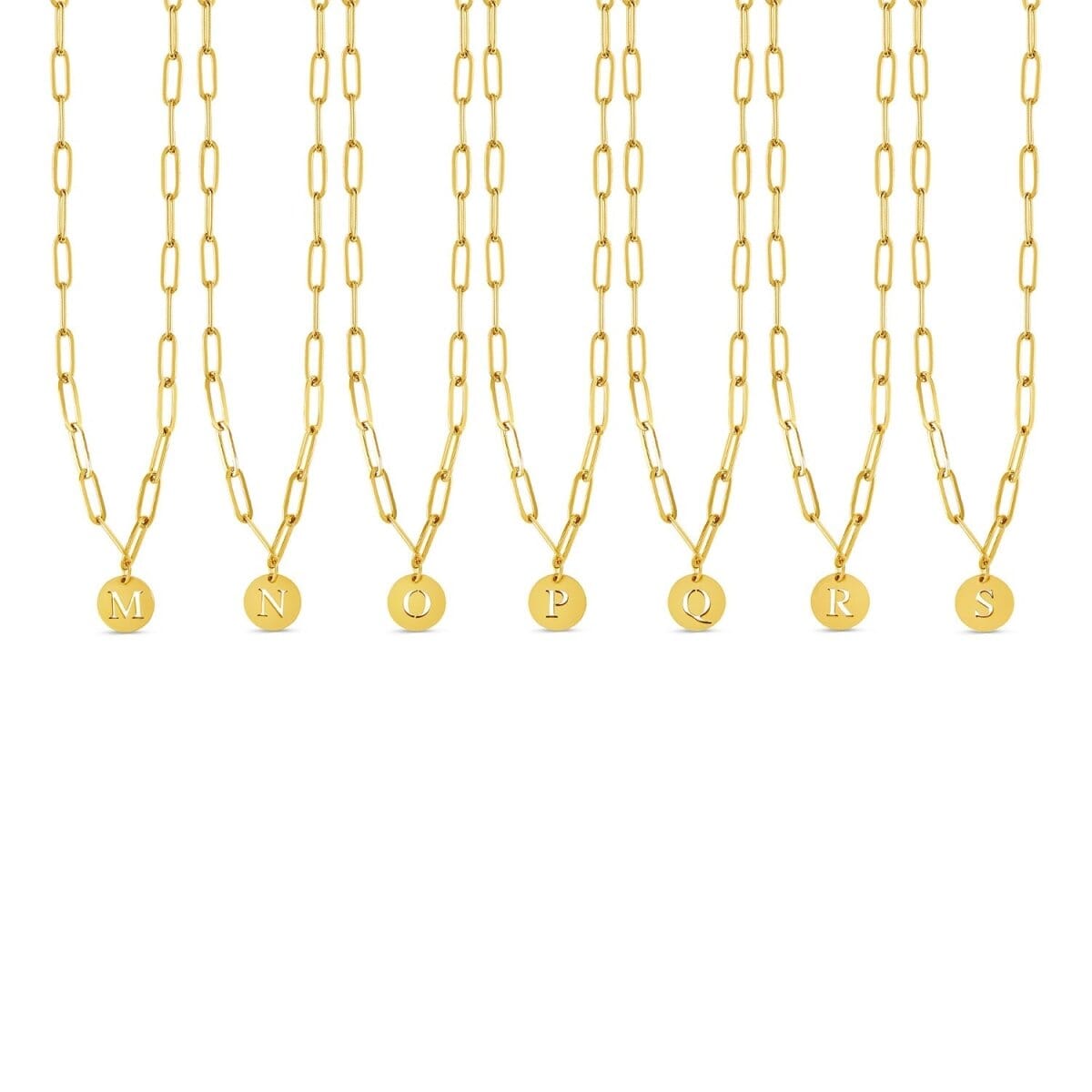 Colar Letra Inicial Clip Chain Banhado em Ouro 18K Colar Letra Inicial Clip Chain Banhado em Ouro 18K Minha loja