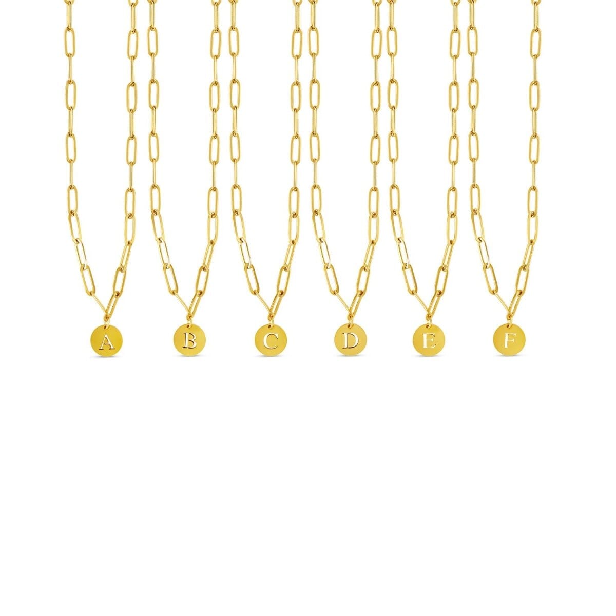 Colar Letra Inicial Clip Chain Banhado em Ouro 18K Colar Letra Inicial Clip Chain Banhado em Ouro 18K Minha loja