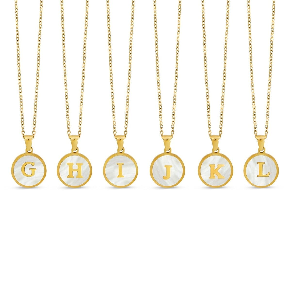 Colar Letra Inicial Marble Banhado em Ouro 18K Colar Letra Inicial Marble Banhado em Ouro 18K Minha loja