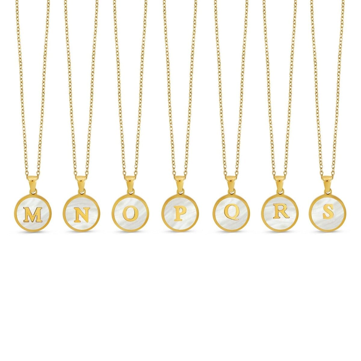 Colar Letra Inicial Marble Banhado em Ouro 18K Colar Letra Inicial Marble Banhado em Ouro 18K Minha loja