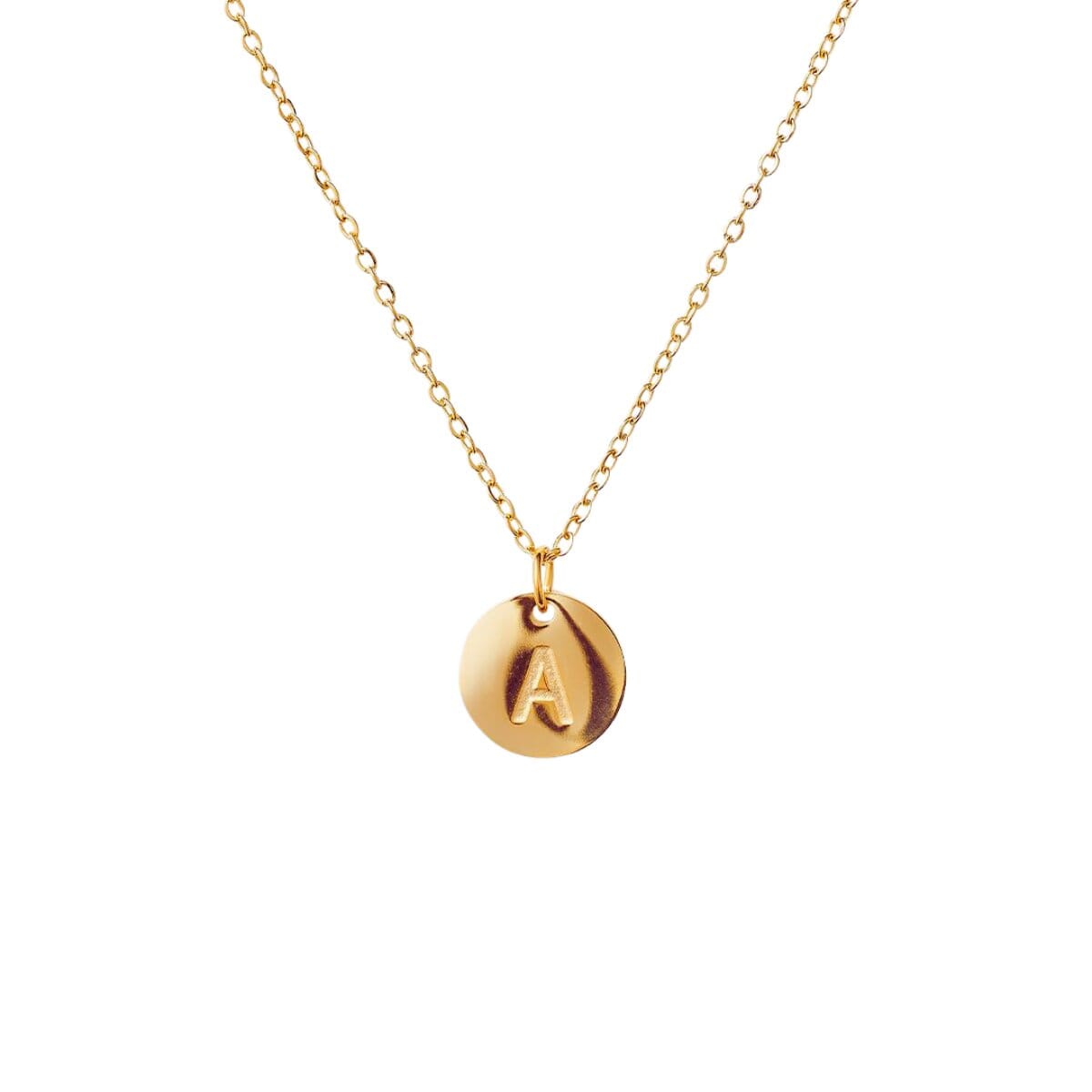 Colar Letra Inicial Minimalista Banhado em Ouro 18k Colar Letra Inicial Minimalista Banhado em Ouro 18k Minha loja Ouro A