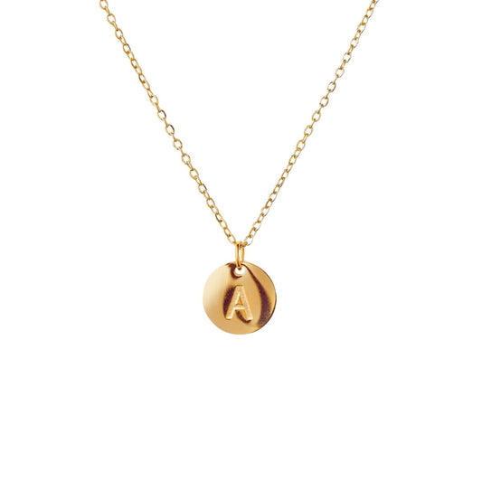 Colar Letra Inicial Minimalista Banhado em Ouro 18k Colar Letra Inicial Minimalista Banhado em Ouro 18k Minha loja Ouro A