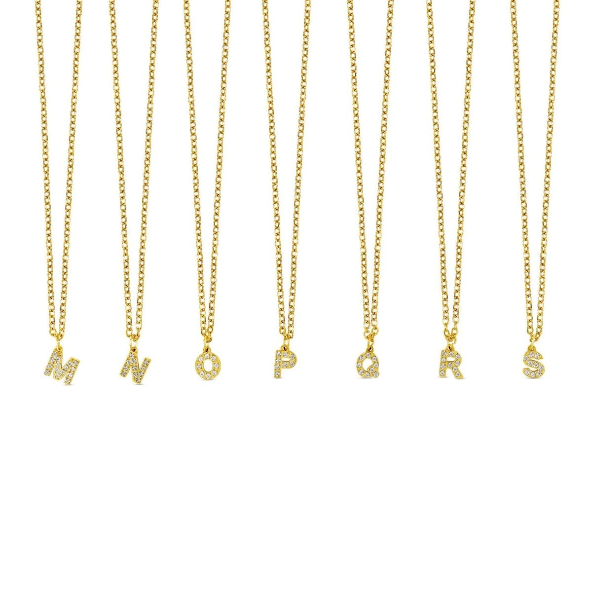 Colar Letra Inicial Stone Banhado em Ouro 18K Colar Letra Inicial Stone Banhado em Ouro 18K Minha loja