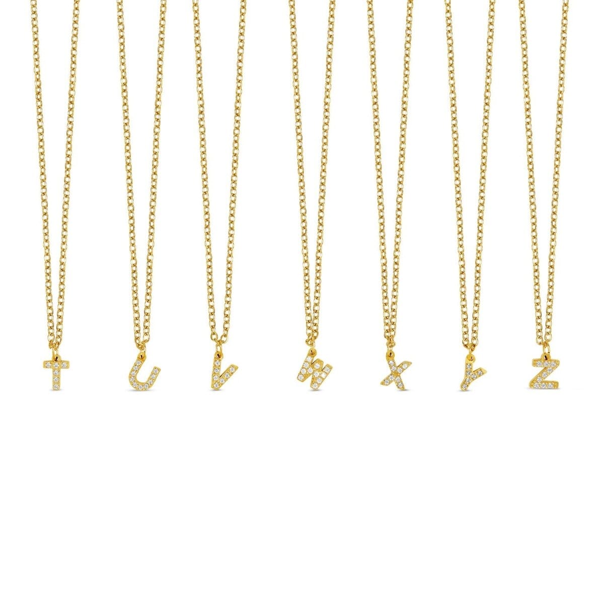 Colar Letra Inicial Stone Banhado em Ouro 18K Colar Letra Inicial Stone Banhado em Ouro 18K Minha loja