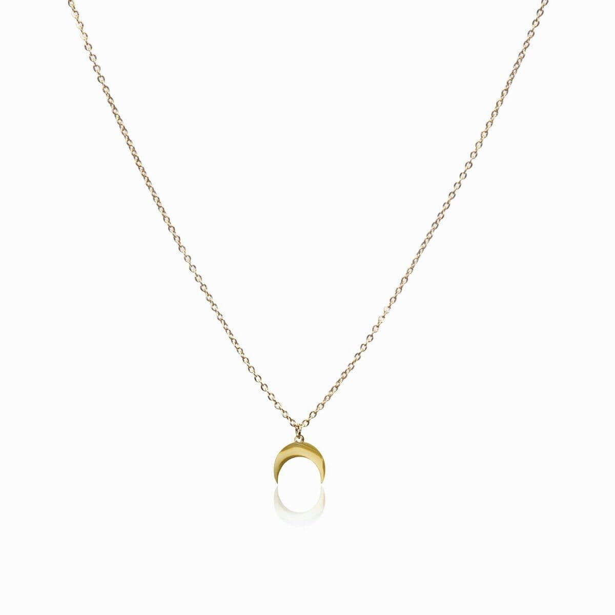 Colar Lua Pingente Banhado em Ouro 18K Colar Lua Pingente Banhado em Ouro 18K Minha loja 43cm