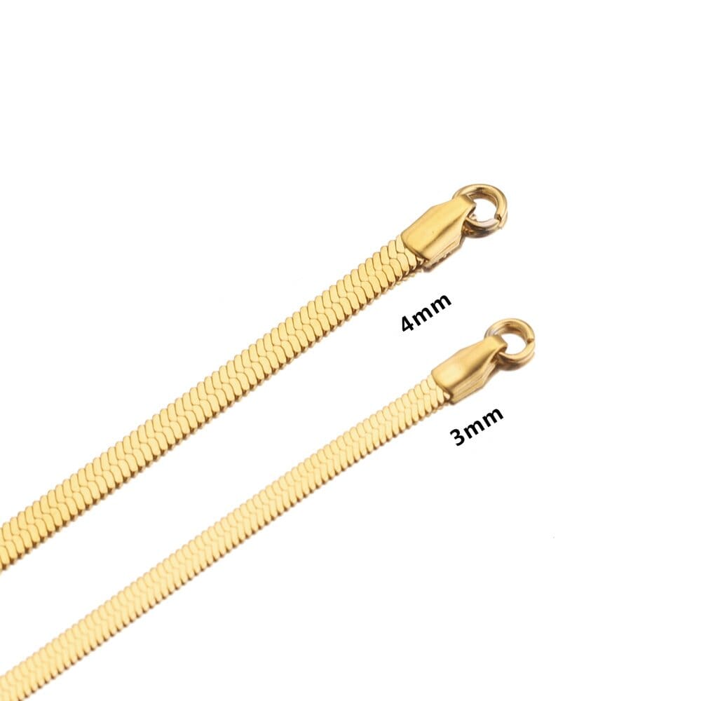Colar Malha Snake Dourado Banhado em Ouro 18K Colar Malha Snake Dourado Banhado em Ouro 18K Minha loja