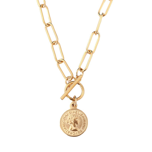 Colar New York Cents Banhado em Ouro 18K Colar New York Cents Banhado em Ouro 18K Minha loja 50cm