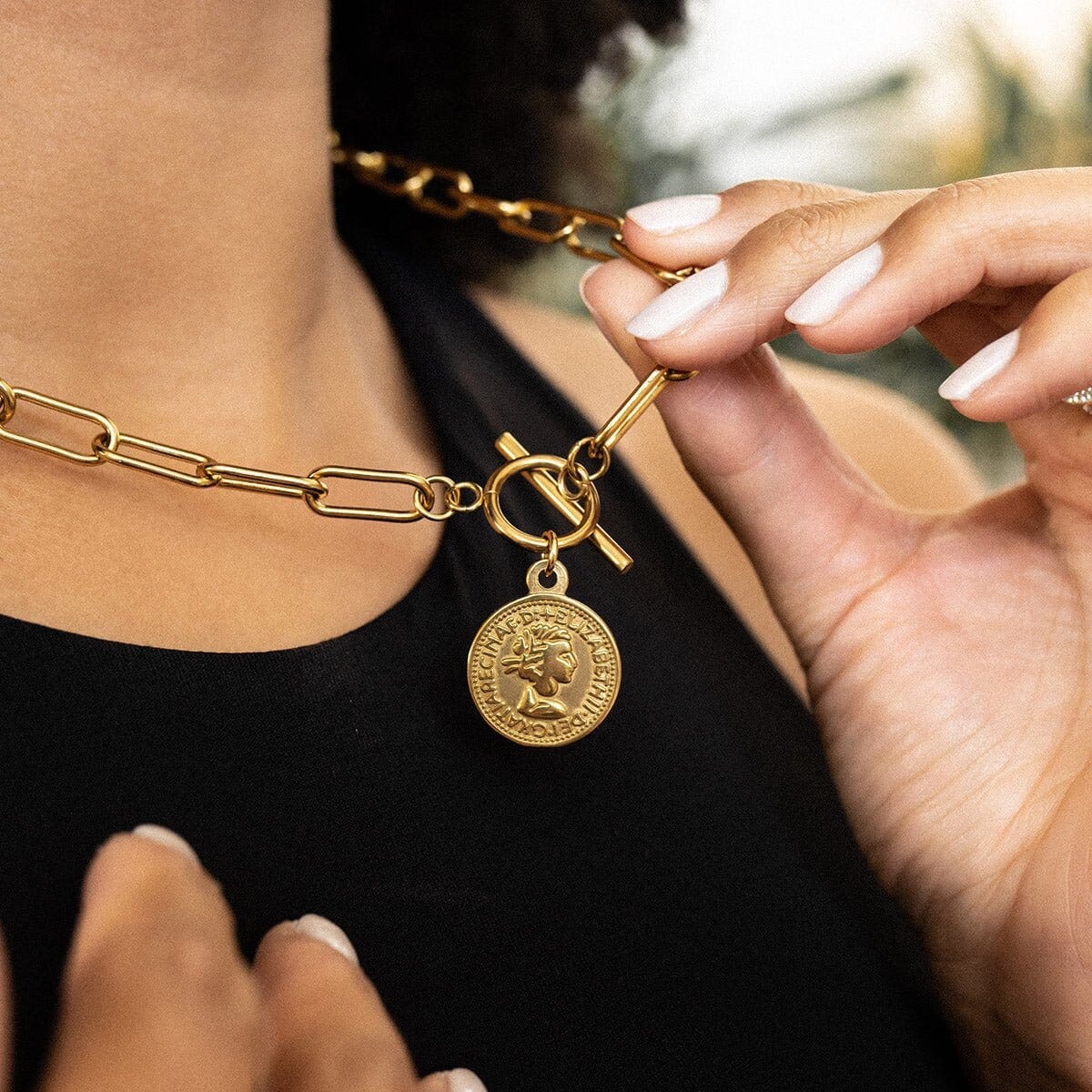 Colar New York Cents Banhado em Ouro 18K Colar New York Cents Banhado em Ouro 18K Minha loja