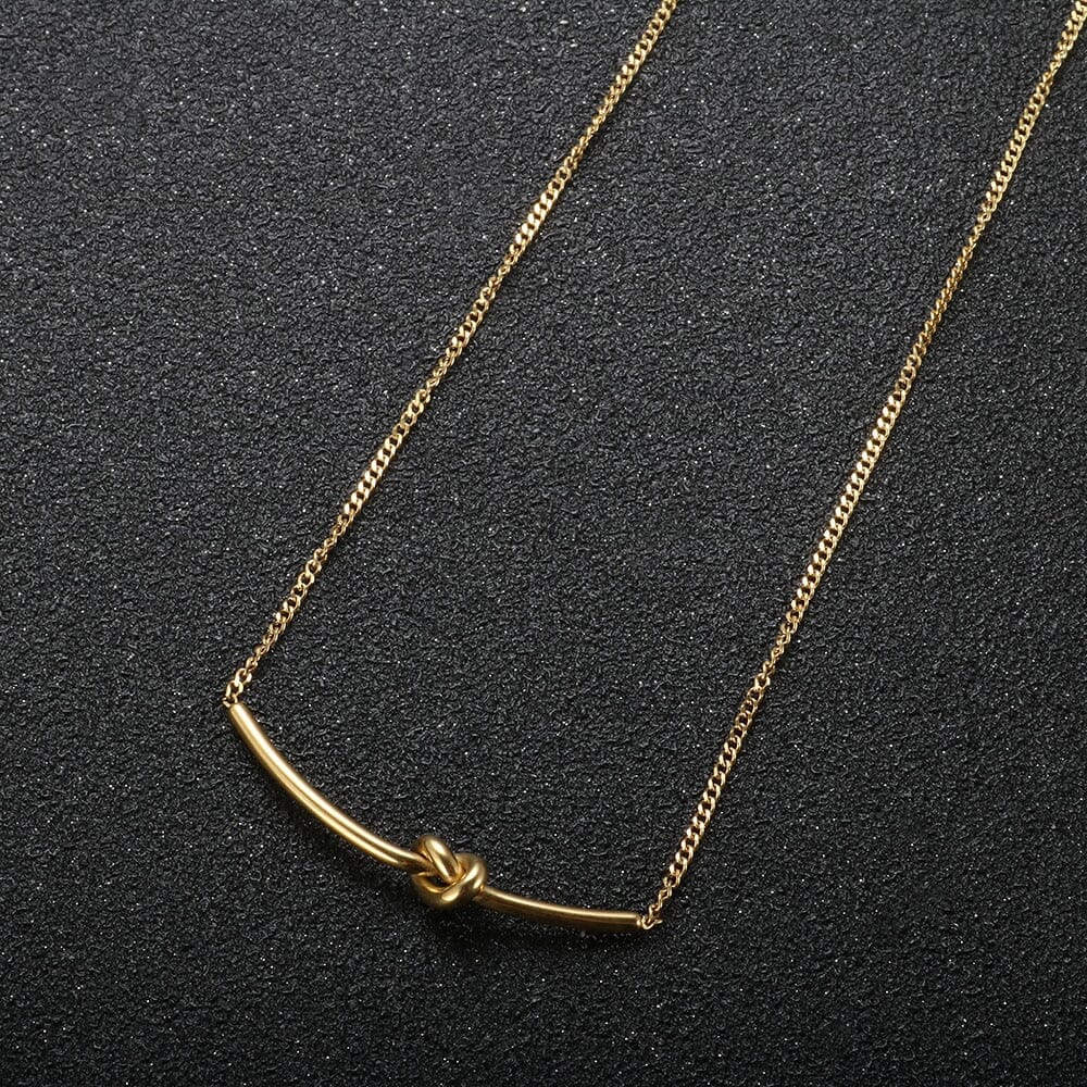 Colar Nó Banhado em Ouro 18k Colar Nó Banhado em Ouro 18k Minha loja