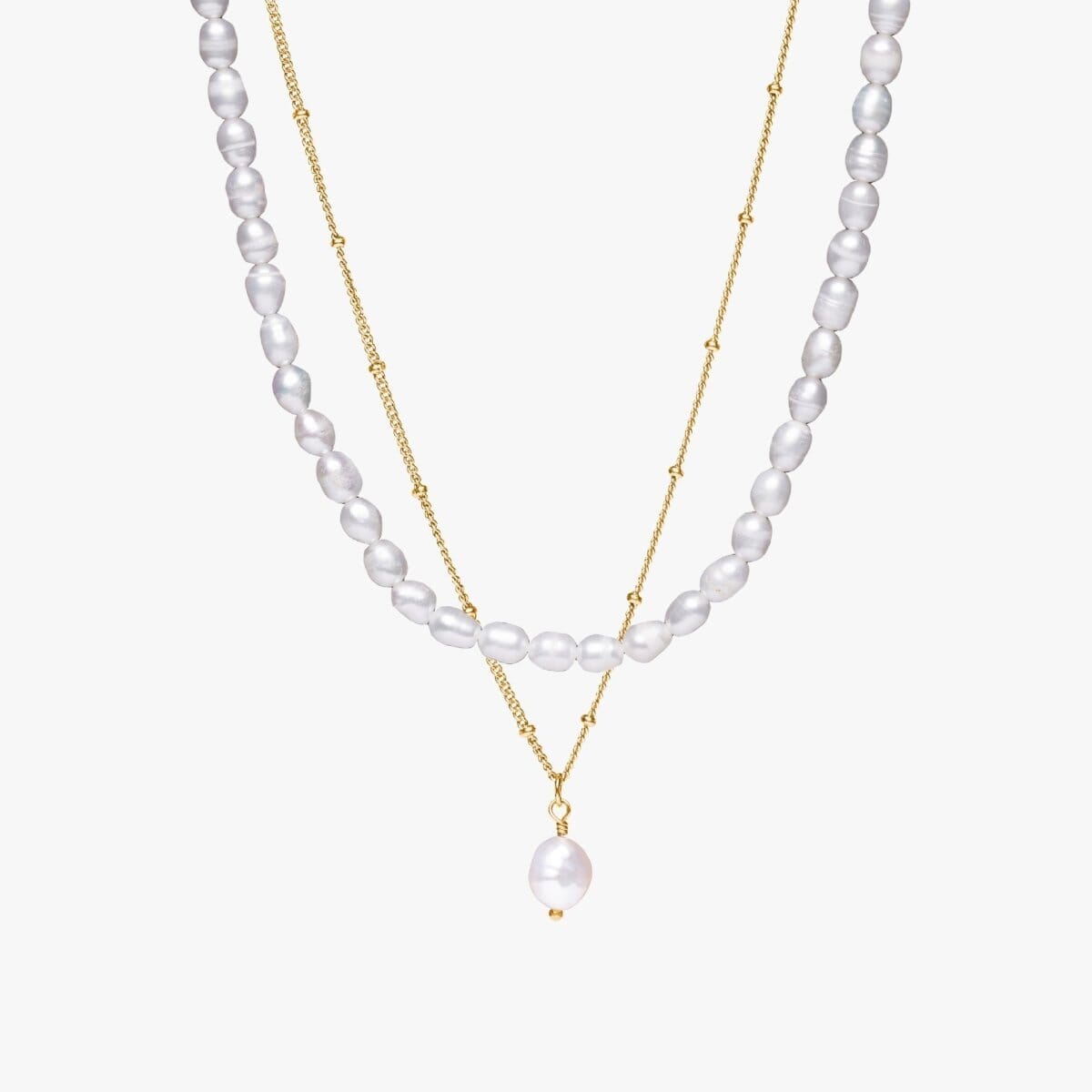 Mix Aloha Colar Duplo Banhado em Ouro 18k Mix Aloha Colar Duplo Banhado em Ouro 18k Minha loja
