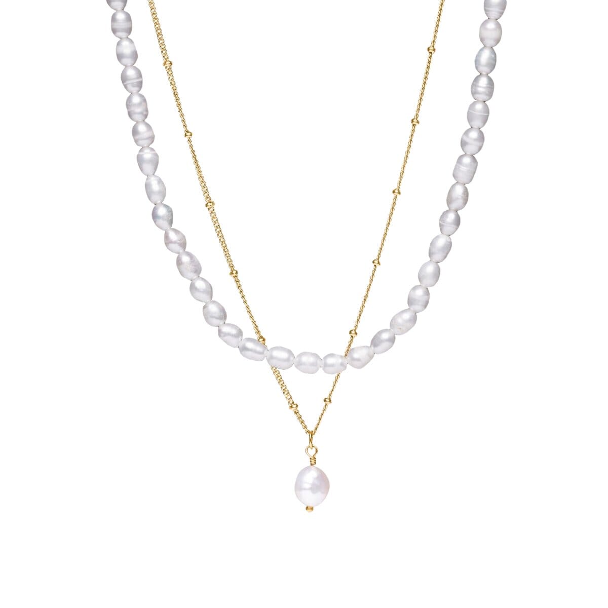 Mix Aloha Colar Duplo Banhado em Ouro 18k Mix Aloha Colar Duplo Banhado em Ouro 18k Minha loja Ouro