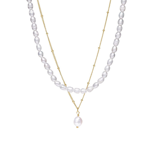 Mix Aloha Colar Duplo Banhado em Ouro 18k Mix Aloha Colar Duplo Banhado em Ouro 18k Minha loja Ouro