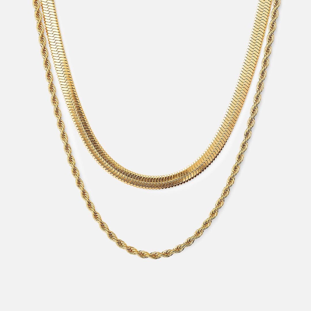 Mix Colar Melina Banhado em Ouro 18k Mix Colar Melina Banhado em Ouro 18k Minha loja Ouro