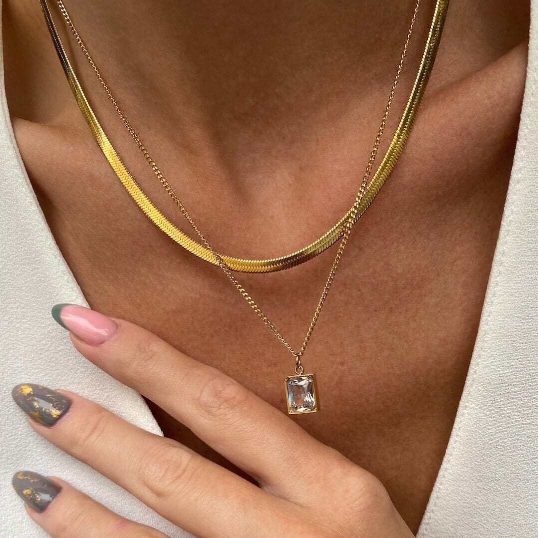 Mix Colar Paris Banhado em Ouro 18k Mix Colar Paris Banhado em Ouro 18k Minha loja