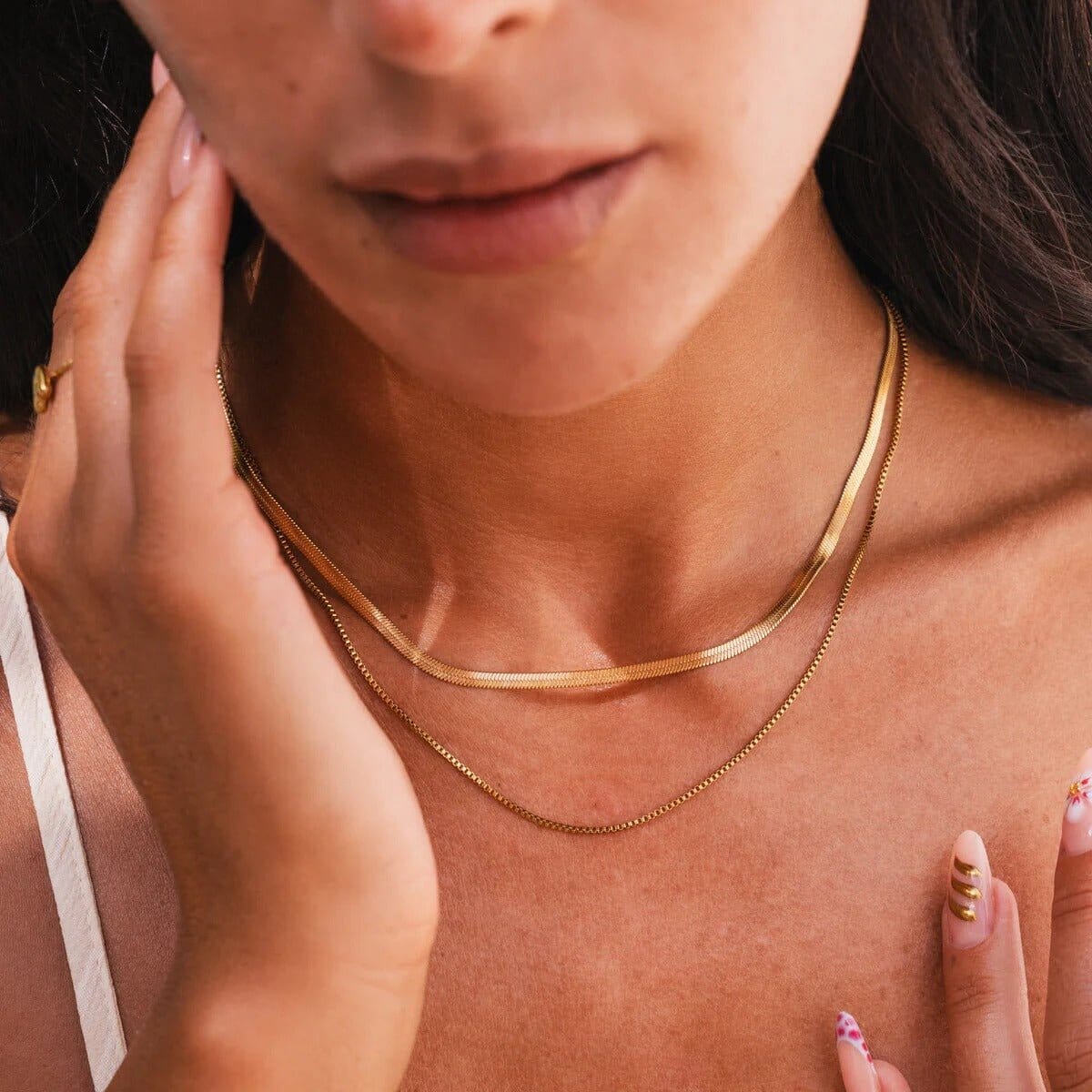 Mix de Colares Essentials Banhado em Ouro 18K Mix de Colar Minha loja