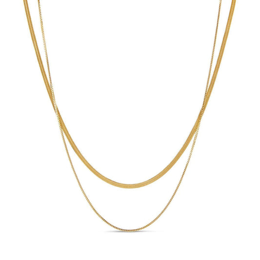 Mix de Colares Essentials Banhado em Ouro 18K Mix de Colar Minha loja Ouro
