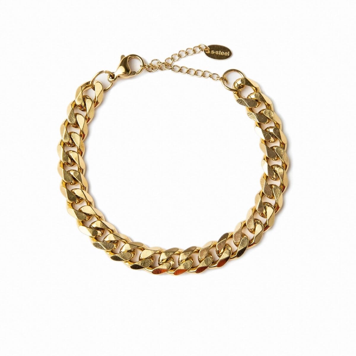 Pulseira de Corrente Petra Banhado em Ouro 18K Pulseira de Corrente Petra Banhado em Ouro 18K Minha loja 18cm + 5cm de extensão