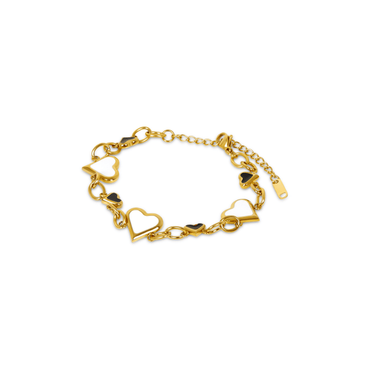 Pulseira Love Glow Monocromático Banhado em Ouro 18K Pulseira Love Glow Monocromático Banhado em Ouro 18K Minha loja Ouro