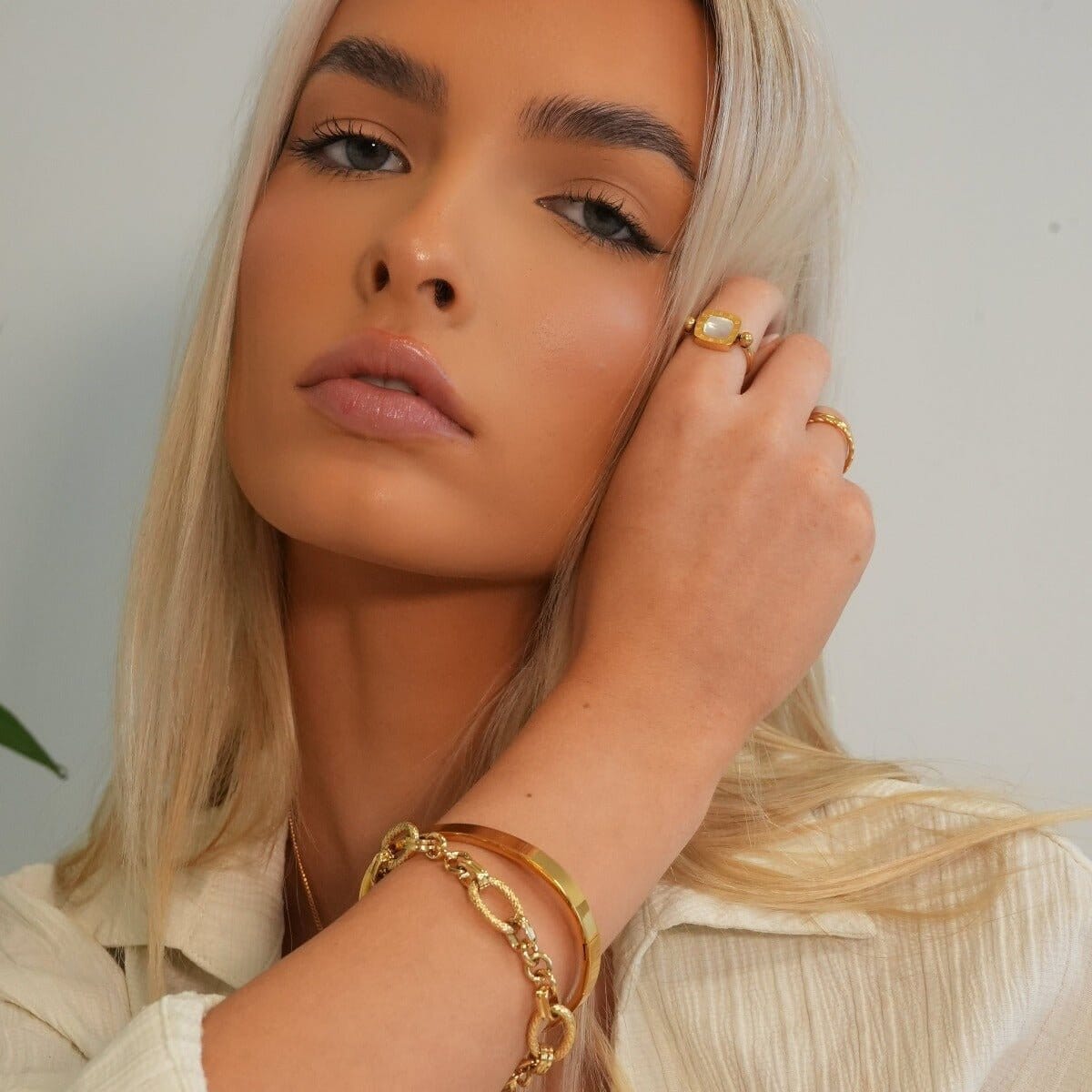 Pulseira Lux Banhada em Ouro 18k Pulseira Lux Banhada em Ouro 18k Minha loja