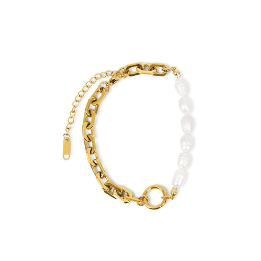 Pulseira Mood Pérola Banhado em Ouro 18k Pulseira Mood Pérola Banhado em Ouro 18k Minha loja Ouro