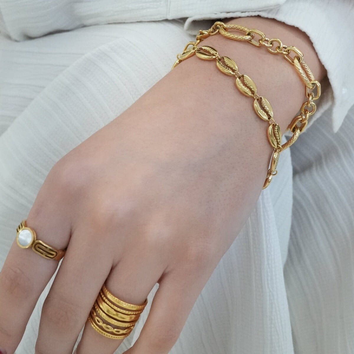 Pulseira Noronha Banhada em Ouro 18k Pulseira Noronha Banhada em Ouro 18k Minha loja