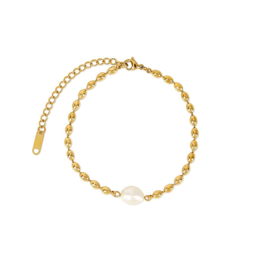 Pulseira Persia Pérola Banhado em Ouro 18k Pulseira Persia Pérola Banhado em Ouro 18k Minha loja Ouro