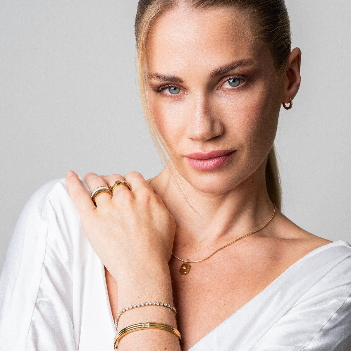 Pulseira Riviera Puket Ajustável Banhado em Ouro 18k Pulseira Riviera Puket Ajustável Banhado em Ouro 18k Minha loja