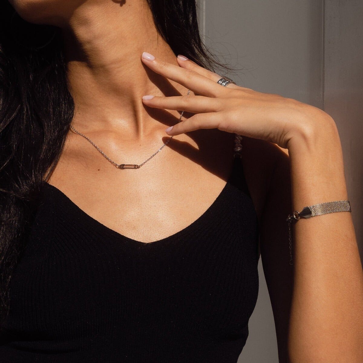 Pulseira Trama Lisa - Prata Pulseira Trama Lisa Banhada em Ouro 18K - Prata Minha loja