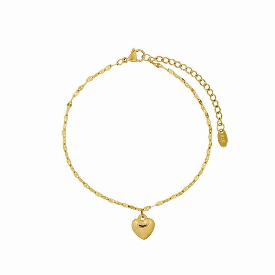 Tornozeleira Love Banhado em Ouro 18K Tornozeleira Love Banhado em Ouro 18K Minha loja Ouro