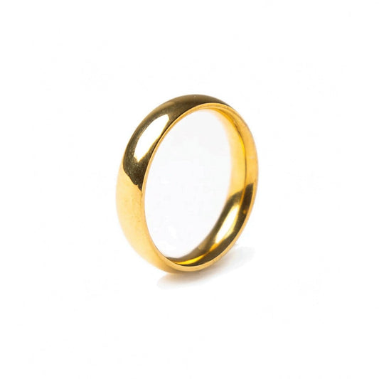 Aliança Anatômica Banhado em Ouro 18K Aliança Anatômica Banhado em Ouro 18K Minha loja Ouro 14 