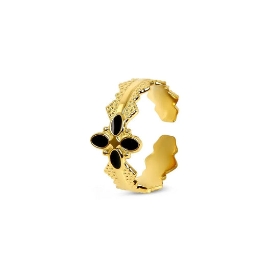 Anel Ajustável Blossom Banhado em Ouro 18K Anel Ajustável Blossom Banhado em Ouro 18K Minha loja Ouro Ajustável 