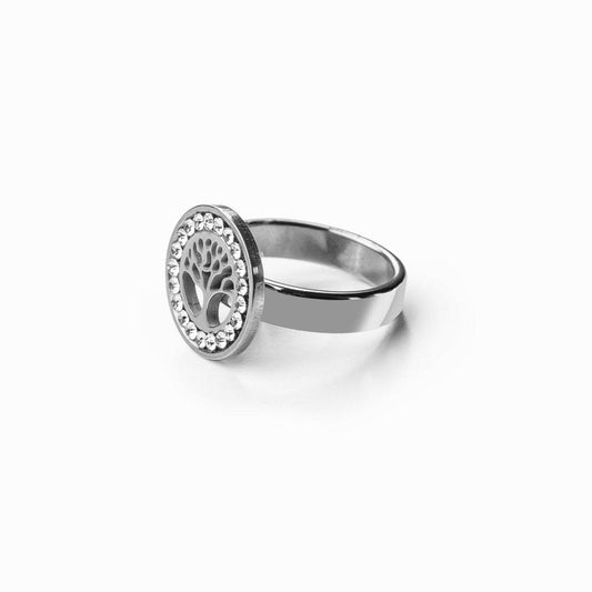 Anel Árvore da Vida - Prata Anel Árvore da Vida Banhado em Ouro 18K - Prata Minha loja Prata 14 